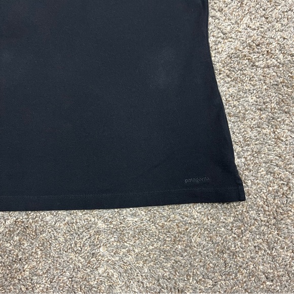 Patagonia shirt womens small black polo golf collared top shirt sleeve business - Picture 2 of 9